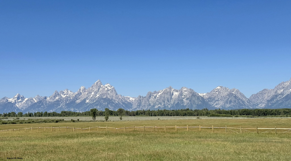 Teton Range Love of Place by Karen B. Shea